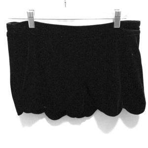Black Velvet Shorts